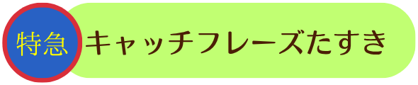 本人キャッチフレーズたすき