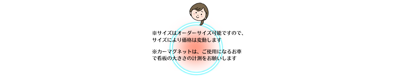 選挙カーマグネット看板の補足
